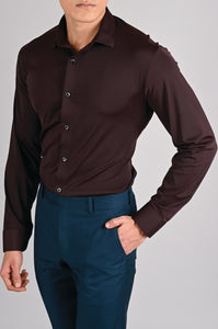 formal brown shirt for men 